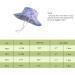 LANGZHEN Baby Girls Sun Protection Beach Hat with Chin Strap - Purple, 1-2 Years - Buy Online on SooperMarket.com