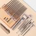 20 Pcs Professional Makeup Brushes Set - Foundation Eyeshadow Blush Brushes - Travel Kabuki Blending Concealers Face Powder Eye Makeup Brush Sets with Gift Box - Champagne - Buy Online on SooperMarket.com