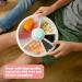 GoBe Kids Large Snack Spinner Bundle - Reusable 4-Compartment Dispenser with Hand Strap, Sticker Sheet | BPA-Free, Dishwasher Safe, No Spill Leakproof - Buy Online on SooperMarket.com