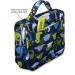 Men's Hanging Travel Toiletry Kit Bag - Waterproof Organizer with Dinosaur Cartoon Design - Blue - Buy Online on SooperMarket.com