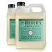 Mrs. Meyer's Hand Soap Refill Made with Essential Oils Biodegradable Formula Basil 33 Fl. Oz - Pack Of 2