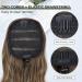 YEESHEDO Long Wavy Drawstring Ponytail Hair Extension | Clip-in Curly Synthetic Hairpiece 26 Chestnut Brown with Blonde | Women's Hair Accessories - Buy Online on SooperMarket.com
