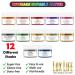 Lux Life Edible Glitter - Food Grade Edible Glitter Dust - Edible Dust Sprinkles for Cake Decorating  Cupcakes  Cake Pops  Drinks and Desserts - Edible Dusting Powder Adds Bright and Glittery Sheen (Orange) - Buy Online on SooperMarket.com