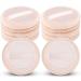 12 Soft Beige Makeup Powder Puffs - Ideal for Loose Setting & Pressed Powder | Cotton Face Pads for Flawless Skin - Buy Online on SooperMarket.com