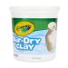 Crayola Air Dry Clay Bucket  No Bake Clay for Kids  Modeling Clay Alternative  5 lb Resealable Bucket  White