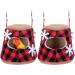 ZYP 2 Packs Winter Warm Bird Nest, Bird Snuggle Cave Shed Hut Hanging Hammock Cage, Plush Birds Hideaway Sleeping Bed House for Parakeet Cockatiel Conure Cockatoo Macaw 2 pack Christmas
