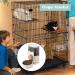 Automatic Cage Feeder | Small Animal Water Dispenser | Cat Food Dispenser | For Hamster Guinea Pig Rabbit Chinchilla Ferret Gerbil Pink feeder - Buy Online on SooperMarket.com