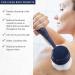 PMD Clean Body - Smart Waterproof Cleaning Device with Silicone Brush & Attachments | SonicGlow Vibration for Cleansing Peeling & Massaging - Navy - Buy Online on SooperMarket.com
