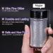 HTVRONT Silver Fine Glitter - 50g/1.76oz Extra Fine Glitter for Crafts, Resin, Nails, Tumblers, Ornaments & More - Portable Shaker Jar - Buy Online on SooperMarket.com
