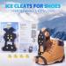 Sfee Ice Cleats 10 Steel Studs for Boots & Shoes - Anti-Slip Traction Cleats for Snow & Ice Walking, Hiking, Jogging - Size L (Women 10-13 / Men 8-11) - 1 Pair - Buy Online on SooperMarket.com
