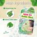 7th Heaven Bubble Tea Oxygen Mask Infused with Green Tea and Centella Asiatica to Hydrate Soothe and Help Target Blemishes - Ideal for All Skin Types - Buy Online on SooperMarket.com