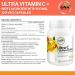 GNA Naturals Ultra Vitamin C 600mg + Bioflavonoids with Quercetin Dihydrate - Vitamin C Ascorbate Acid 120 V-Caps 4 Month Supply - Promotes Healthy Bones Gums & Teeth - Vitamin C Complex Supplement - Buy Online on SooperMarket.com