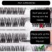 120PCS D Curl Reusable 3D Cluster Eyelashes Extension Kit with Applicator - DIY Mix 10-16MM-DM17 - Buy Online on SooperMarket.com