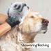 Cool Job Fur Care Gloves & Pet Bath Brush | Gentle De-Filtering Pet Grooming Gloves for Cats Dogs Horses & Rabbits (M-L) - Buy Online on SooperMarket.com