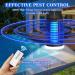 15W UV Mosquito Trap - Electric Insect Catcher with LED & Remote Control | Effective Indoor & Eaves Fly Trap - Buy Online on SooperMarket.com