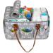 Moteph Extra Large Diaper Caddy & Toy Organizer with Zip-Top Cover - Waterproof Wet/Dry Bag Included | Perfect for Baby Shower - Buy Online on SooperMarket.com
