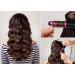 Dual Voltage Travel Ceramic Curling Iron - 1 Inch Mini Size Adjustable Temperature Keratin & Argan Oil - Perfect for Short Hair Includes Storage Bag Hot Pink - Buy Online on SooperMarket.com
