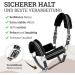 Esposita Champion Edition Halfter - Soft Fluffy Stallhalter with Synthetic Fur (COB/VB) - Black/Silver - Buy Online on SooperMarket.com