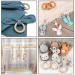 Ruby 8-Piece Natural Wooden Bite Rings | Eco-Friendly Baby Teething Toys & Handicraft Tools ( 70mm) - Buy Online on SooperMarket.com