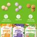 Happy Family Organics Organic Creamies - Freeze-Dried Veggie & Fruit Snacks with Coconut Milk | Apple, Spinach, Pea & Kiwi 1 oz - Buy Online on SooperMarket.com