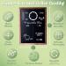 Wood Framed Baby Monthly Milestone Chalkboard | Reusable 12x16 Baby Calendar Board - Buy Online on SooperMarket.com