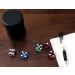 Genuine Las Vegas Casino Dice Set of 20 with 4 Dice Cups | Red, Green, Blue & Purple Dice | Bicast Leather Cups | Perfect for Liars Dice, Yahtzee, Farkle & Casino Nights - Buy Online on SooperMarket.com