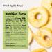 NUTS U.S. Dried Apple Rings - Chewy Texture, Juicy & Natural, 3 lbs - No Added Sugar, Non-GMO, No Artificial Color - Buy Online on SooperMarket.com