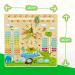 Woodywood Calendar Watch for Children - Bilingual Montessori Learning Clock in Wood 30x30 cm - Teach Time Date Weeks Months Seasons & Weather in German & English - Buy Online on SooperMarket.com