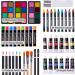 175 Piece Deluxe Art Set with Acrylic Paints and Drawing Pads in Wooden Case - Professional Art Kit for Adults, Teens, and Artists - Cherry - Buy Online on SooperMarket.com