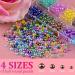 Flat Back Pearls Kit - 3800 Pcs, 3 Boxes, AB+ White AB+ Beige AB Half Round Pearls for Nail Art & DIY Crafts with Pickup Pencil and Tweezer - Buy Online on SooperMarket.com