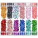 Veroa 12 Colors Make Face Body and Hair Glitter at The Festival Chunky Glitter for Festivals Parties Raves Brightly Coloured Festive Accessories(5g*12PCS)