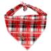 Lionet paws Christmas Bandana for dog headscarf dog hill towel triangular cloth for small medium -sized and large dogs s (1 Pack) Christmas