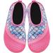 JIASUQI Kids Water Shoes for Beach Pool | Quick Dry Aqua Socks 10.5/11 UK Child - Pink Scale - Buy Online on SooperMarket.com