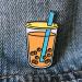 On Point Pins Boba Bubble Thai Tea Tapioca Pearl Milk Tea Brooch Badge Enamel Lapel Pin - Buy Online on SooperMarket.com