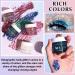 Body Glitter Gel | Natural Soft Shiny Makeup | Long Lasting Face & Hair Glitter | Lightweight Liquid Eyeshadow - 01# White - Buy Online on SooperMarket.com