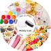 Buy RUIJIE 100 Pack 3g/3ml Empty Cream Jars - Screw Cap Lids for Cosmetics Lip Balm & Travel Jars | International Shipping Available - Buy Online on SooperMarket.com