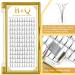 5D-0.07D 15mm Pre Made Fan Eyelash Extensions | Long Stem Russian Volume Lashes - Buy Online on SooperMarket.com