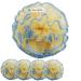 (4 Pack) Exfoliating Body Scrubber Puff Deep Cleaning Sturdy Bath Loofah Mesh Sponge in Rough with Rich Bubbles for Men and Women 4 Count (Pack of 1) 4.0