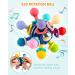 Vanmor Baby Teether Toy | Sensory Chew Teething Ball Rattle | Montessori Grasping Activity | 0-6 Months | Blue - Buy Online on SooperMarket.com
