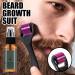 Yajexun Beard Grooming Kit - 30ml Beard Care Set for Men | Beard Growth Kit with Bart Roller & Growth Serum Oil - Buy Online on SooperMarket.com