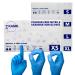 Kashi Scientific Disposable Medical Exam Nitrile Gloves Powder Free Latex Free 4 mil Blue Non Latex Glove Food Safe Gloves X-Small 100