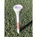 American Flag Wood Golf Tees - 2 3/4 inch - 100 Pack - USA Golf Tees - Red White and Blue - Custom Design - Buy Online on SooperMarket.com