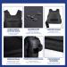 Aleawol Stab Protection Vest with Removable Manganese Steel Plate | Adjustable Unisex Stabbing Body Protection Vest Front & Back Safety Gear - Buy Online on SooperMarket.com