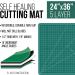US Art Supply 24" x 36" GREEN/BLACK Professional Self Healing 5-Ply Double Sided Durable Non-Slip Cutting Mat Great for Scrapbooking  Quilting  Sewing and all Arts & Crafts Projects - Buy Online on SooperMarket.com