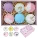 Handmade Bathing Ball Cleaner Gift Set - 6 Pieces for Dry Skin & Spa Baths | Perfect Birthday & Mother's Day Gift for Her & Him - Buy Online on SooperMarket.com