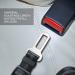 Adjustable Black Dog Seat Belt with Elastic Bungee Buffer - Car Travel Accessories - Buy Online on SooperMarket.com