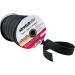 Stretchrite 1-Inch x 50-Yards Black Polyester Elastic Spool | Non-Roll Flat Woven Stretch Elastic - Buy Online on SooperMarket.com