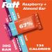 Fatt Keto Nut Bars - Raspberry & Almond 4 Pack | Low-Carb Gluten Free Clean Keto Snack Bars | High-Fibre Super Fats | Vegan & Sweetener-Free - Buy Online on SooperMarket.com