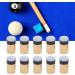 VGEBY 10pcs Billiard Club Tips - Slip On Pool Cue Tips Replacement (13MM) for Nine Ball & Pool Play - Buy Online on SooperMarket.com