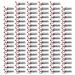 100 Pack ER6VCT ER6V/3.6V PLC Battery for Robot OTC 2000mAh with Small Brown Plug